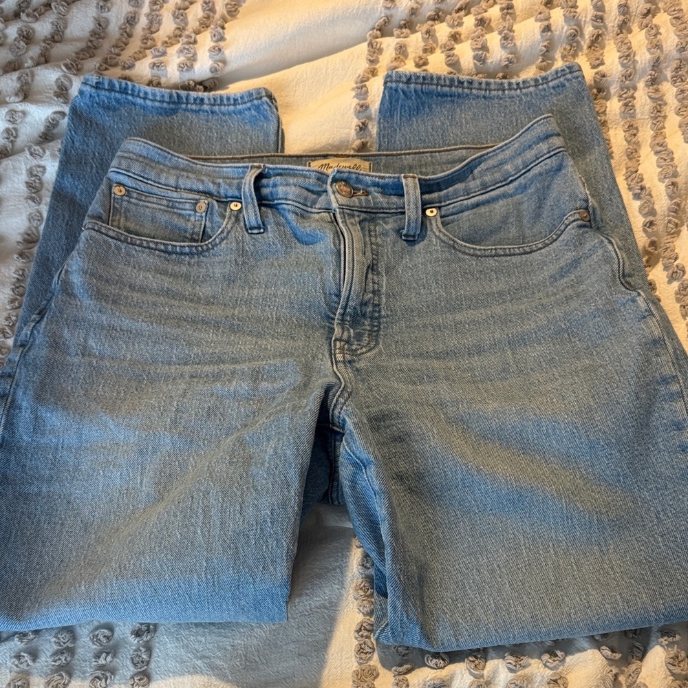 Madewell Light Blue Straight Leg Jeans